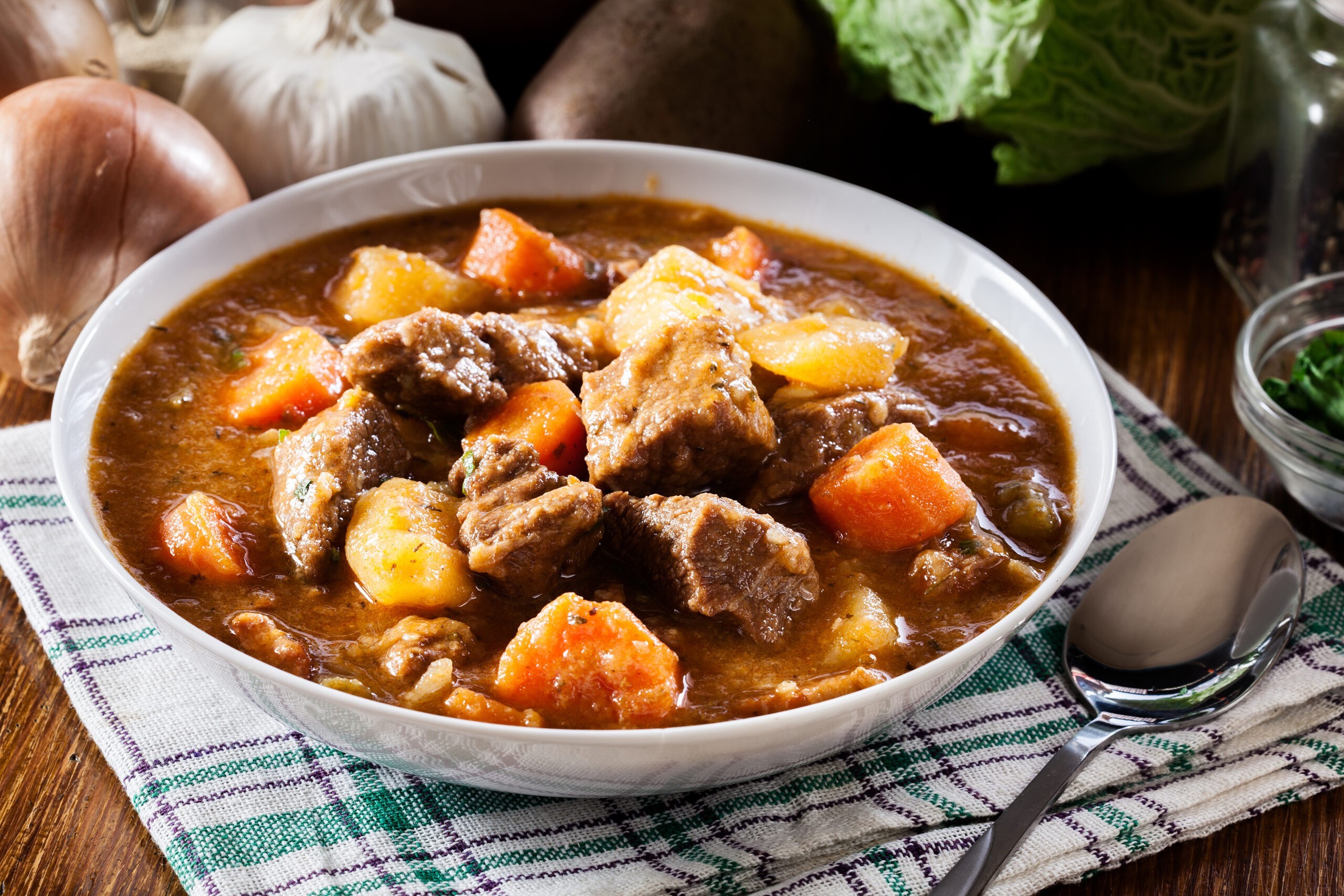 Heat & Serve Beef Stew with Vegetables (Frozen)