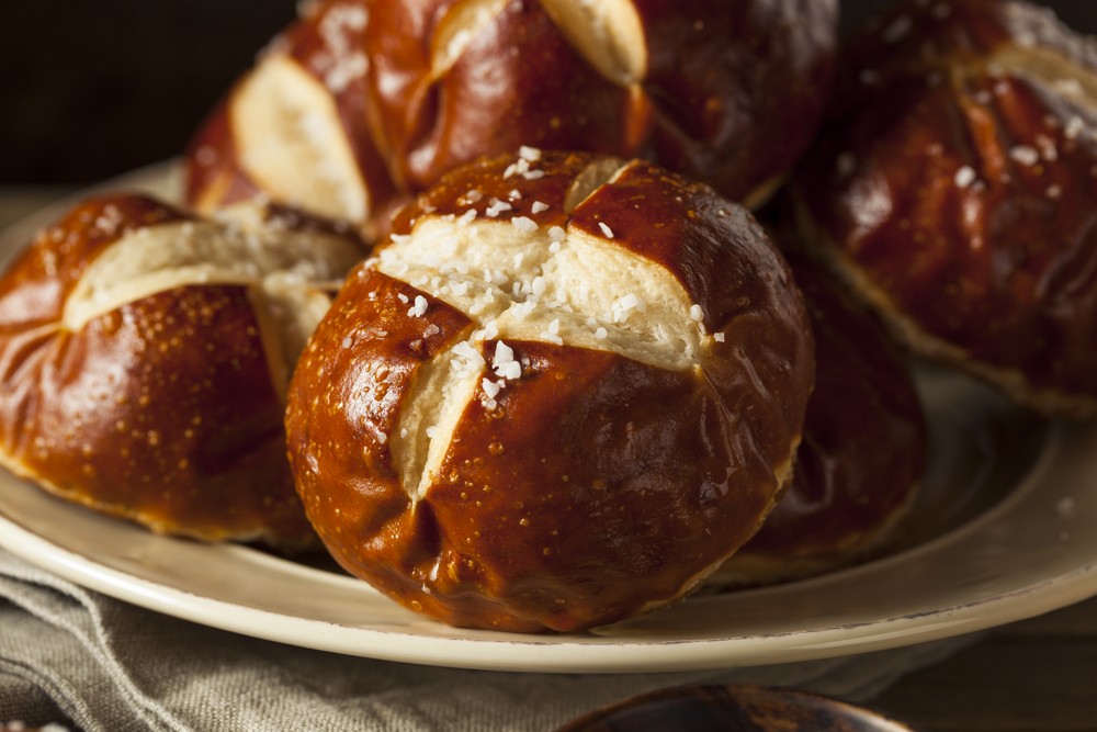 Pretzel – Hamburger Bun ‘Gluten’