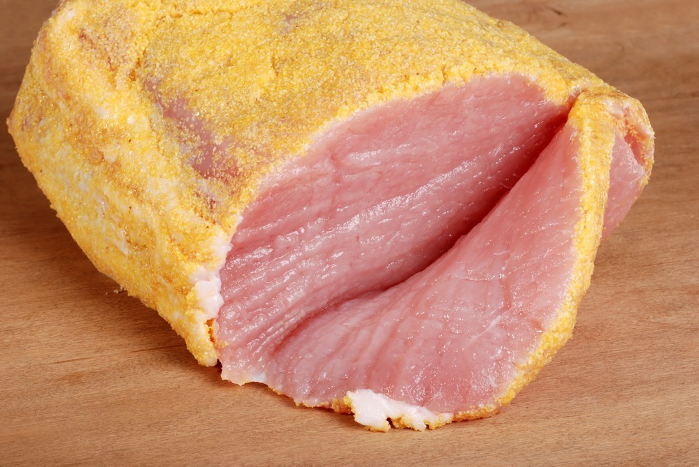 Cured Pork Back in Cornmeal (Small Piece) GF