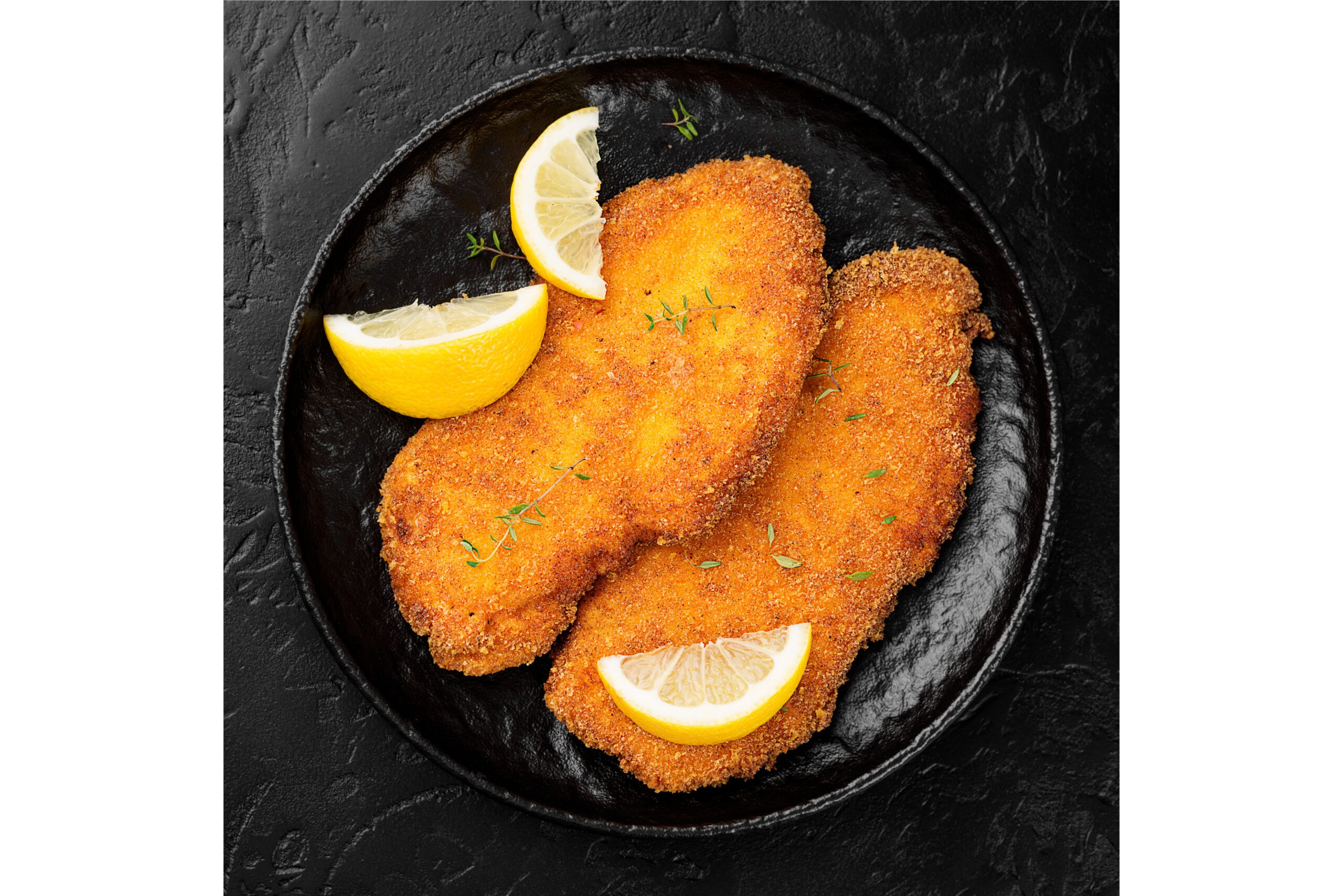 Fresh Breaded Chicken Schnitzel ‘Gluten Free’