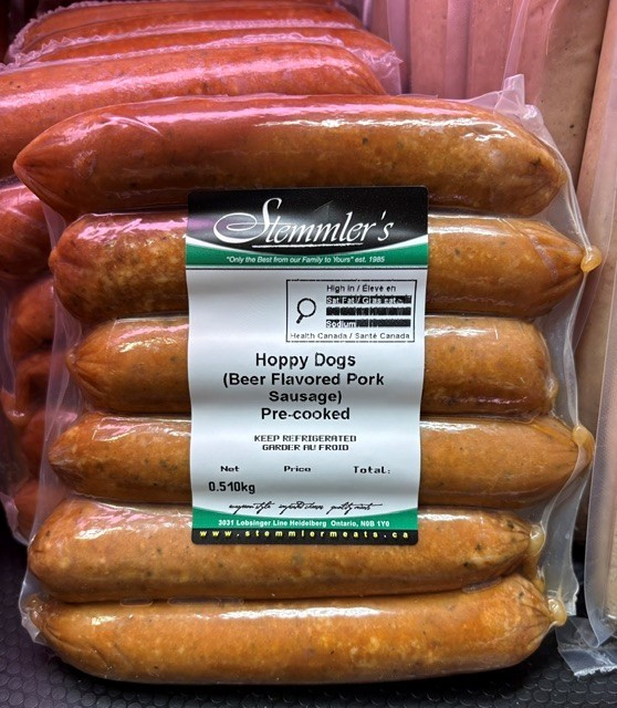 *** NEW PRODUCT *** Hoppy Dogs (Beer Sausage)