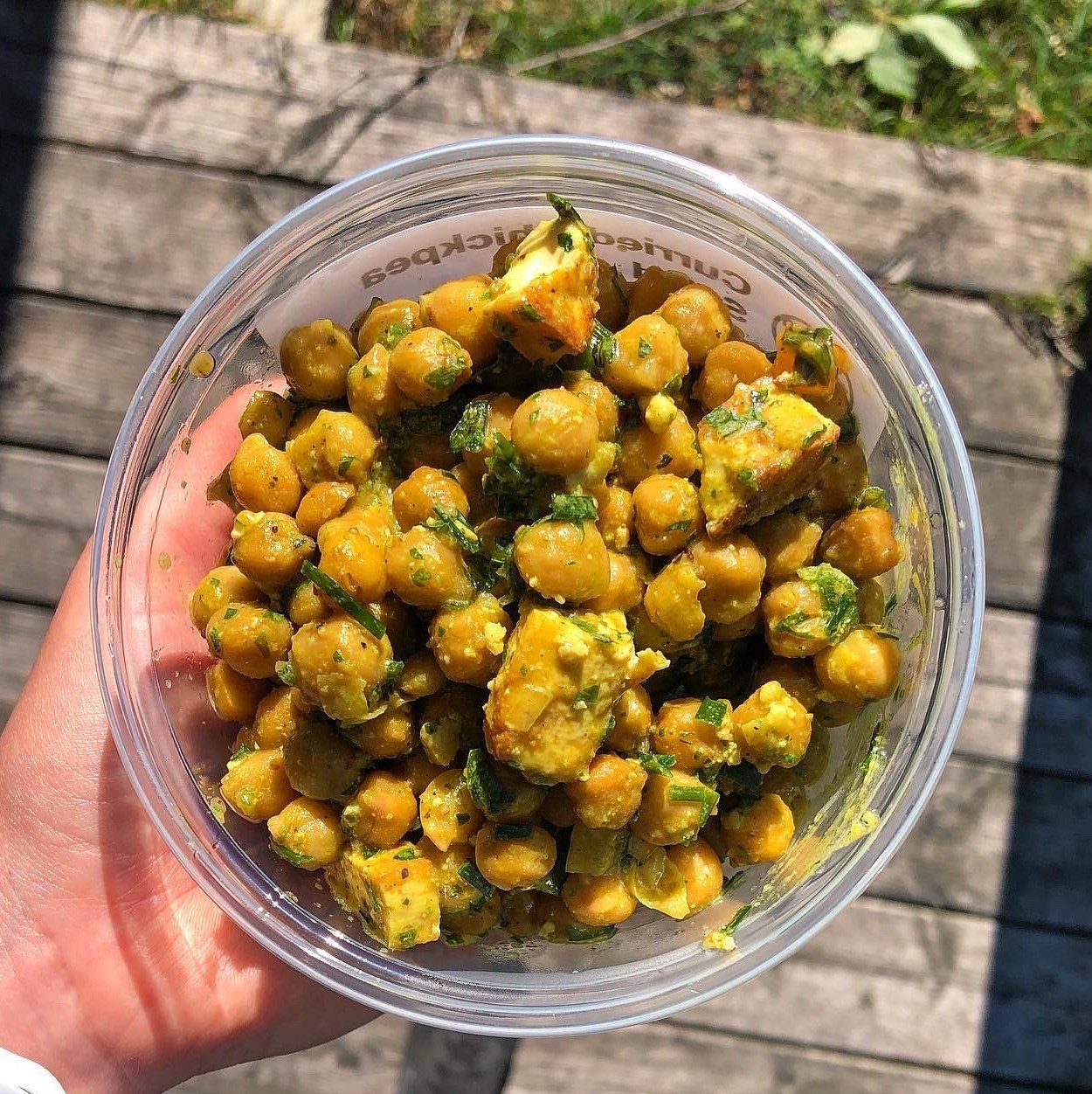 Chef Adam Brenner Curried Chickpea Salad